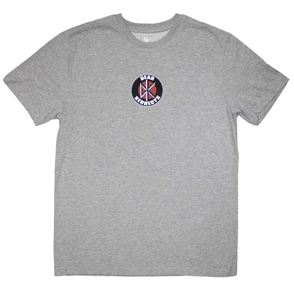 Dead Kennedys - Mini Circle Logo Heren Tshirt - Grijs